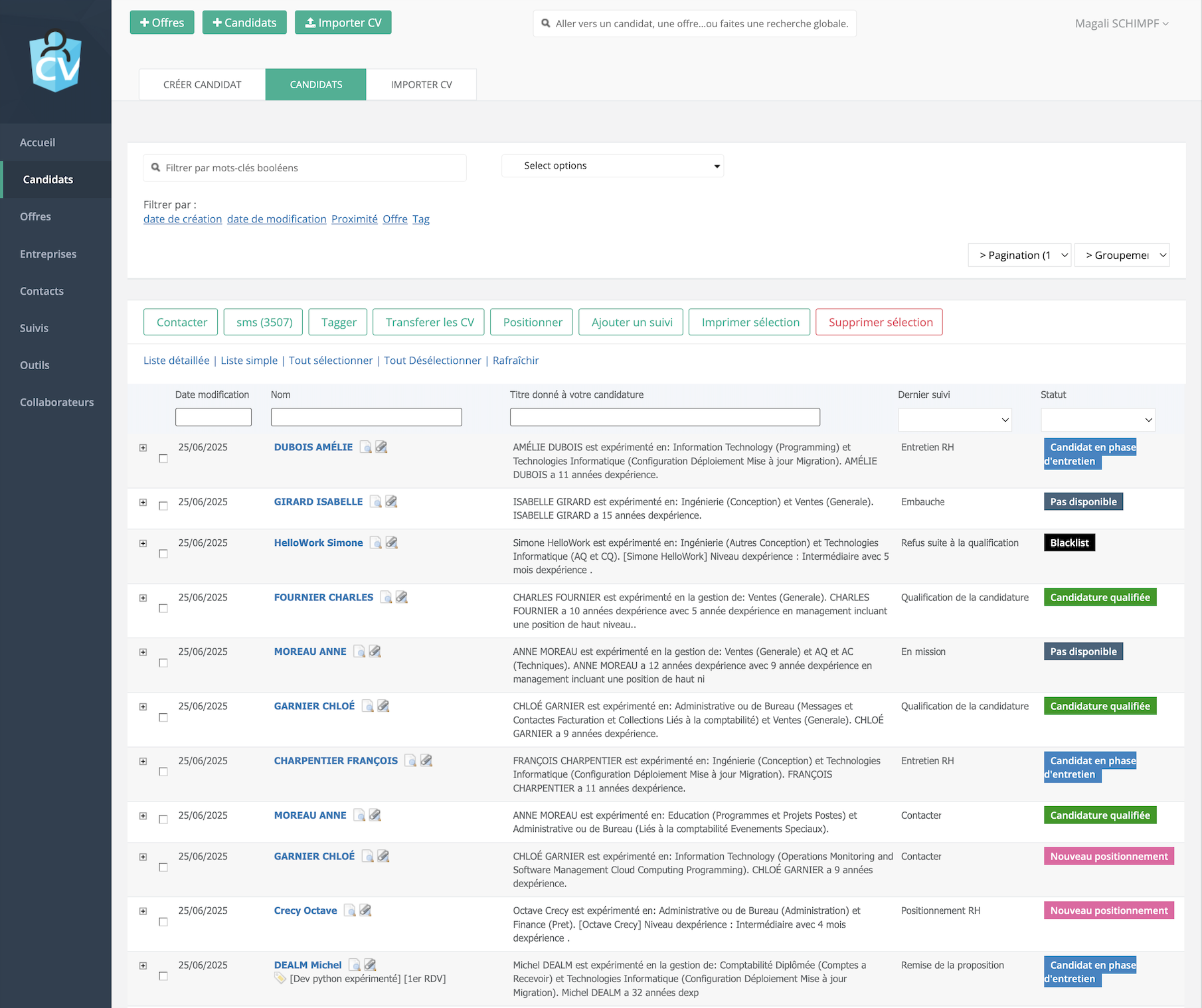 discussion recrutement