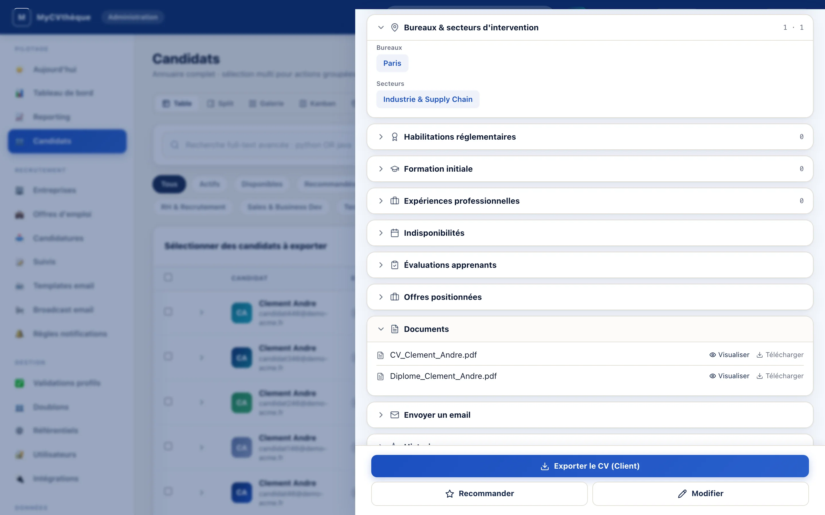 discussion recrutement